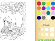 ゲーム子供向けの居心地の良い塗り絵オンライン