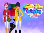 ゲームスーパーガール私の雨の日の服オンライン
