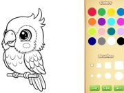 ゲームカワイイ動物塗り絵オンライン