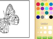 ゲーム子供向けの蝶の塗り絵オンライン