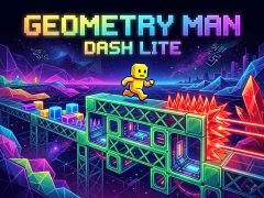 ゲームGeometry Man Dash Liteオンライン
