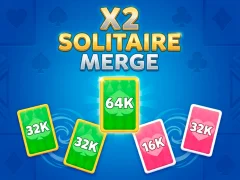 ゲームX2 Solitaire Mergeオンライン