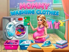 Mommy washing clothes — 無料オンラインゲーム