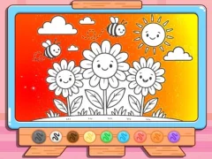 ゲームColoring Book: Happy Flowerオンライン