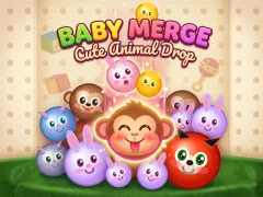 ゲームBaby Merge Cute animal dropオンライン