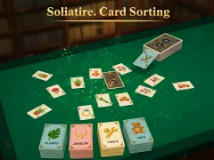 ゲームSolitaire. Card Sortingオンライン