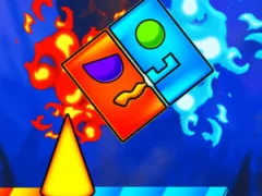 ゲームFire And Water Geometry Dashオンライン
