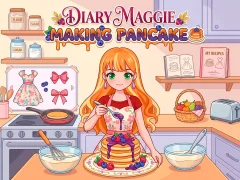 Diary Maggie Making Pancake — 無料オンラインゲーム