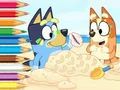 ゲームColoring Book: Bluey On The Beachオンライン