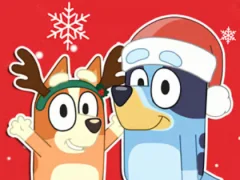 ゲームJigsaw Puzzle: Bluey Christmas Giftオンライン