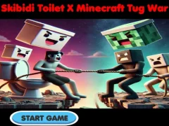 Skibidi Toilet X Minecraft Tug War — 無料オンラインゲーム
