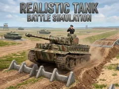 ゲームRealistic Tank Battle Simulationオンライン