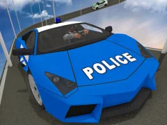 ゲームImpossible Police Car Trackオンライン