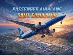 ゲームPassenger Airplane Game Simulatorオンライン