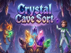 ゲームCrystal Cave Sortオンライン