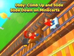 Obby: Climb Up and Slide Down on Minecarts — 無料オンラインゲーム