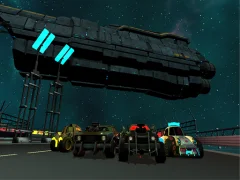 ゲームMoon Car Stuntオンライン