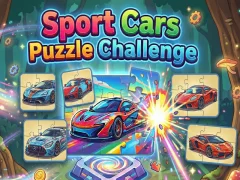 ゲームSport Cars Puzzle Challengeオンライン