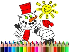 ゲームBack To School: Winter Time Coloringオンライン