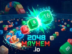 ゲーム2048 Mayhem.ioオンライン