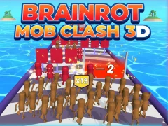 Brainrot Mob Clash 3D — 無料オンラインゲーム