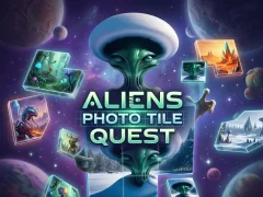 ゲームAliens Photo Tile Questオンライン