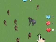 ゲームMen Vs Gorillaオンライン