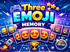ゲームThree Emoji Memoryオンライン