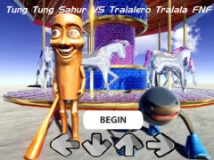 ゲームTung Tung Sahur VS Tralalero Tralala FNFオンライン