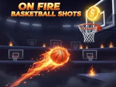 ゲームOn Fire Basketball Shotsオンライン