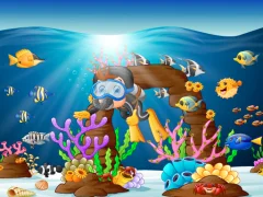 Water Dive 2D: Underwater Survival — 無料オンラインゲーム