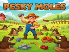 Pesky Moles — 無料オンラインゲーム