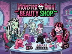 Monster High Beauty Shop — 無料オンラインゲーム