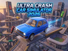 ゲームUltra Crash Car Simulator 2026オンライン