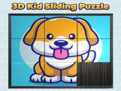 ゲーム3D Kid Sliding Puzzleオンライン