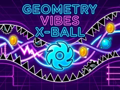 ゲームGeometry Vibes X-Ballオンライン