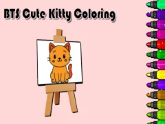 ゲームBTS Cute Kitty Coloringオンライン