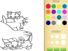 ゲームCats Coloring Book For Kidsオンライン