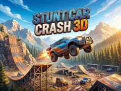 ゲームStunt Car Crash 3Dオンライン