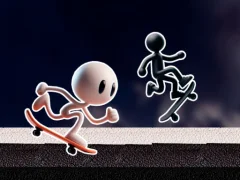 Black and White Stickman — 無料オンラインゲーム