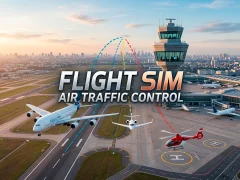 ゲームFlight Sim Air Traffic controlオンライン