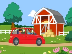 Dora The explorer Dora's Ride-Along Animal Photo Adventure — 無料オンラインゲーム
