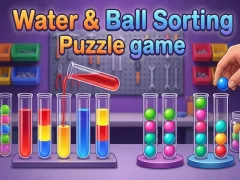 ゲームWater & Ball Sorting Puzzle gameオンライン