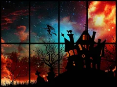 ゲームSliding Halloween Partyオンライン