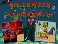 ゲームHalloween Sliding Puzzleオンライン