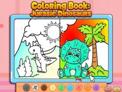 Coloring Book: Jurassic Dinosaurs — 無料オンラインゲーム