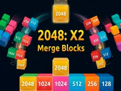 ゲーム2048 X2 Merge Blocksオンライン