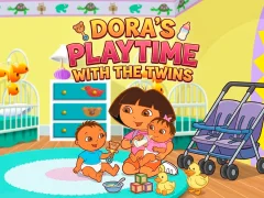 Dora the Explorer Dora's Playtime with the Twins — 無料オンラインゲーム