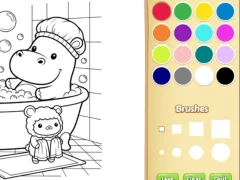 ゲームCozy Friends Coloring Book for Kidsオンライン