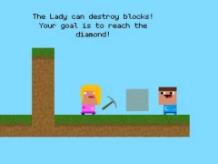 Lady And Nubik Build And Dig — 無料オンラインゲーム